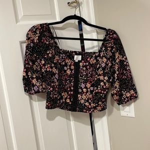 Corset floral top